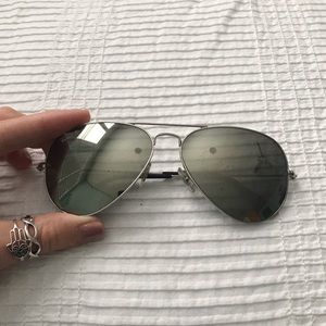 Polarized Ray Ban Aviator Sunglasses